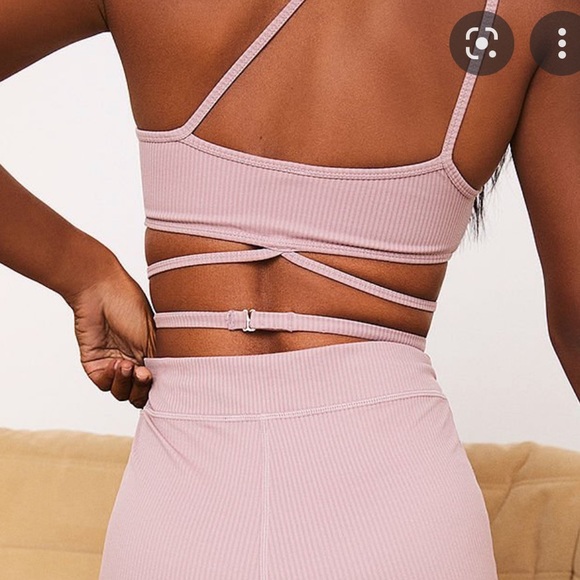 NWT For Love and Lemons Chloe Bra in Rose - Picture 2 of 6